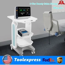 3 Tiers Rolling Beauty Salon Storage Cart Mobile Medical/Pet Store Trolley Tool