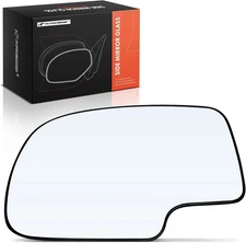 Left Driver Side Non-Heated Mirror Glass Compatible with 1999-2007 Chevy Silvera