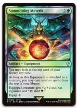 Summoning Materia (Surge Foil) #72 (NM) Final Fantasy FIC Magic MTG