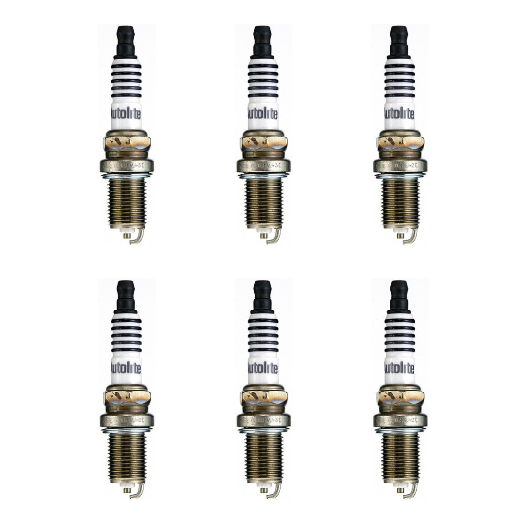 Set of 6 Autolite  AR3910 Spark Plugs for Pro Mod Drag Racing