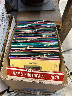 #ad SAMS Photofact Folder Sets 1045 1139 $12.00