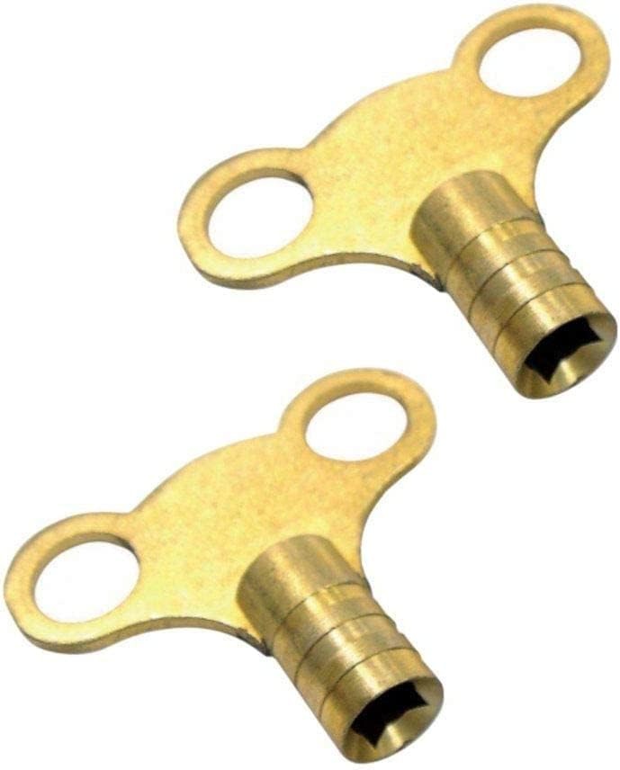 Radiator Plumbing Bleed Bleeding Key Keys Solid Brass Vent Venting Air Valve (P