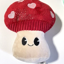 Mushroom Hearts Way To Celebrate Valentine's MTY 2025 Plush Toy 7"