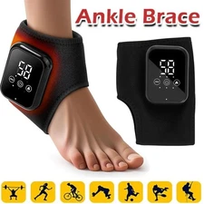 Electric Foot Ankle Massager Heating, Vibration & Air Compression Pain Relief