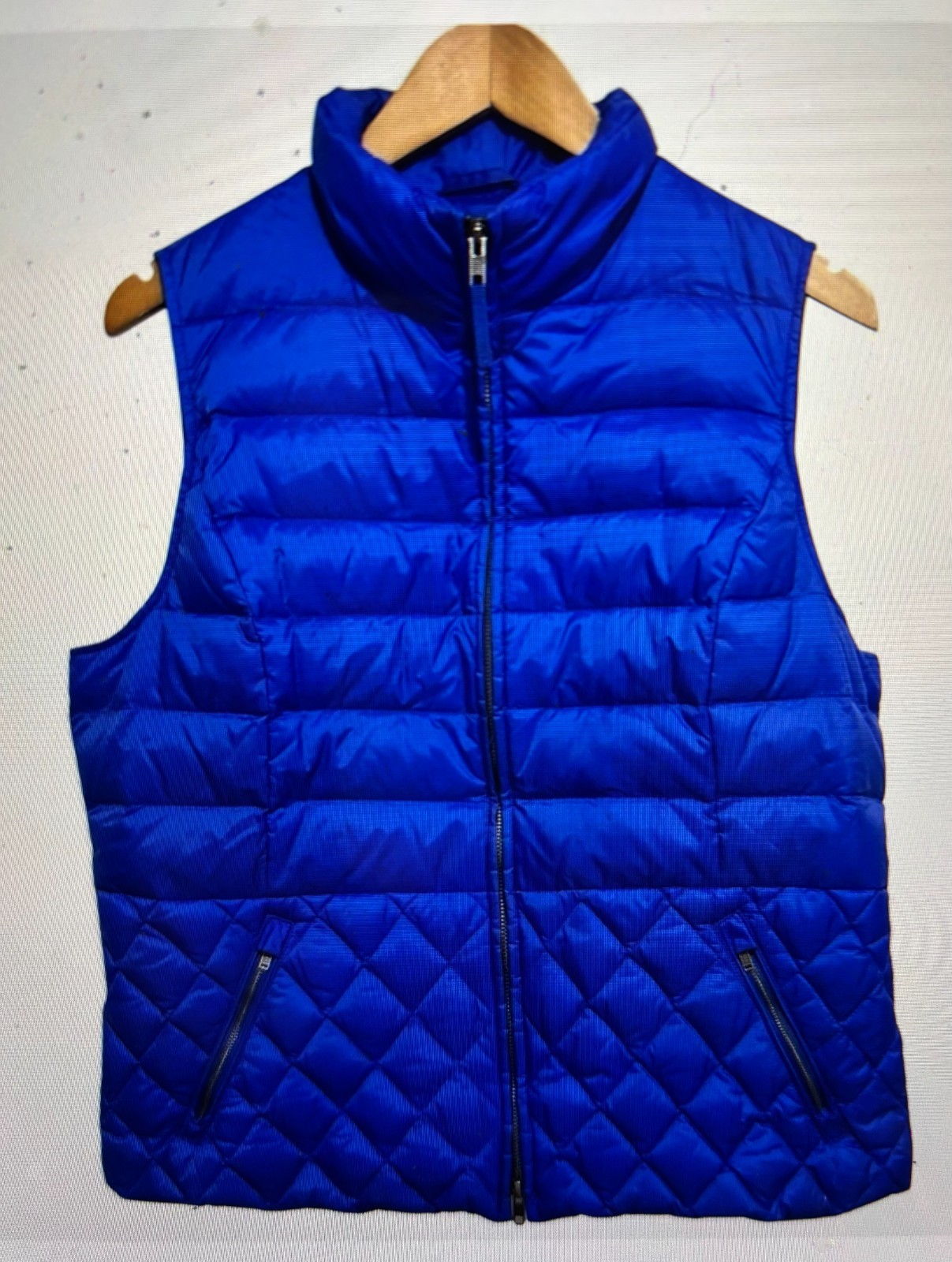 Talbots Plus Sized Down Filled Quilted Puffer Ves… - image 1