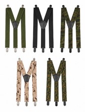 Hosentr&auml;ger Y-Form mit Clips elastisch verstellbar Milit&auml;r Outdoor Bundeswehr