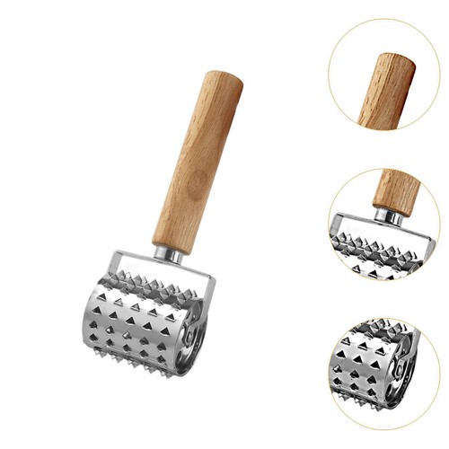 Stainless Steel Rolling Meat Tenderizer Kitchen Gadget for Steak Pork Beef - Picture 4 of 6