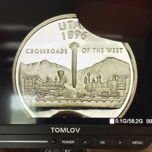 2007 S Utah 90% SILVER "PROOF" State Quarter US Mint Coin KM393 - Picture 15 of 17