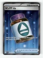 n's pp up pokemon card 153/159 Journey Together Trainer Playset x4 Lot : Toys & Games Attach a Basic Energy from your discard pile to 1 of your Benched Ns Pokemon. N's PP Up - SV09: