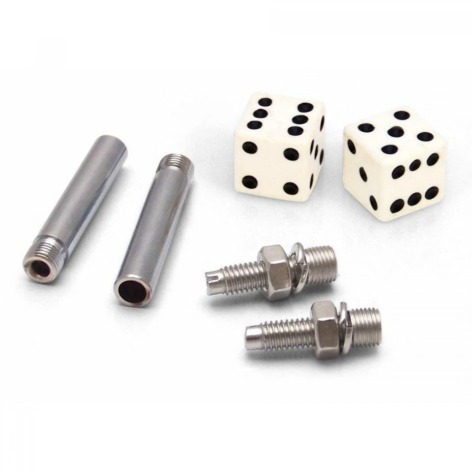 Piezas De Colección EE. UU. VPAVK2SWH Dados Blancos 2 Tapón de Válvula, Émbolo de Puerta, Placa Perno Com Foto 2 de 4