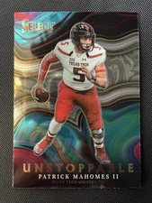 2022 Panini Select Draft Picks - Unstoppable Patrick Mahomes II #US-PM