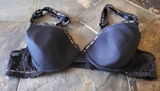 36C Vintage Oscar De La Renta Pink Label Lightly Lined Underwire Bra