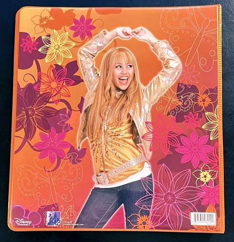 RARE Secret Star Hannah Montana Show Binder Notebook Disney Miley Cyrus 11"x10" - Picture 4 of 7