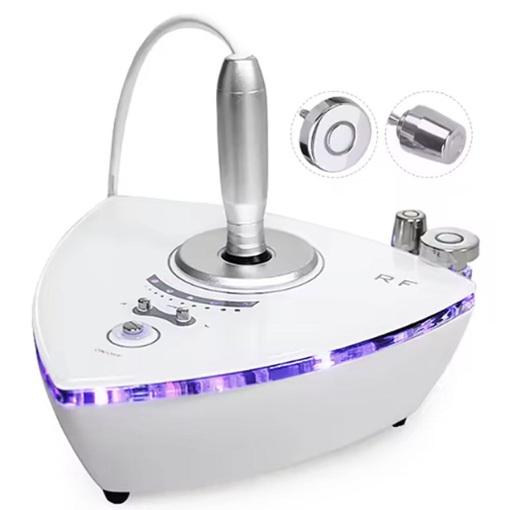 RF machine with flat probes at-home RF skin tightening