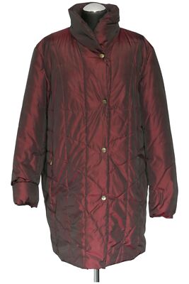 Fuchs Schmitt Damen Winterjacke Jacke 40 rot dunkelrot uni leicht gefüttert