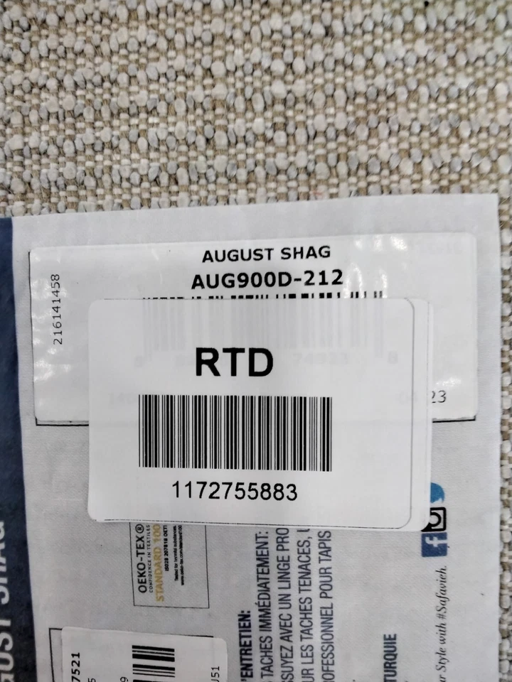 BEIGE 2'-3" X 12' Back Stain Rug, Reduced Price 1172755883 AUG900D-212 - Image 4 of 4