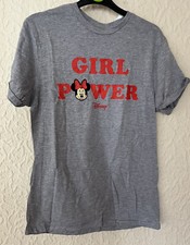 Image of Disney Girls Minnie Mouse Girl Power T-shirt Official 10-12 Y New
