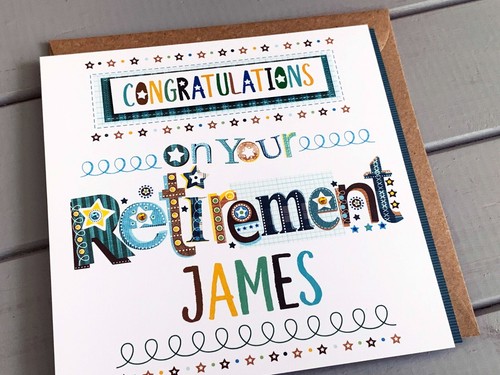Retirement card personalised male female RETIREMENT card retire leaving card - Picture 18 of 27
