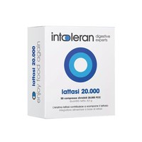 Intoleran Lattasi 20.000 Integratore Alimentare, 50 Compresse Divisibili