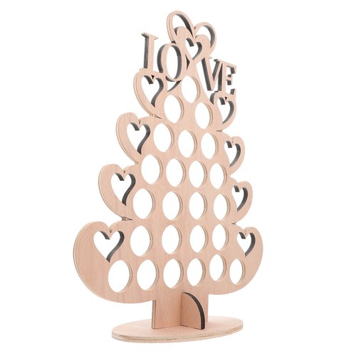 Christmas Party Favor Gift Christmas Table Decoration Unfinished Wood Ornaments - Picture 6 of 12