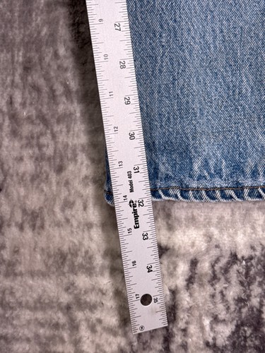 Vintage Levis Jeans 33 x 32 Herren 501 XX Made in USA Denim - Bild 5 von 8