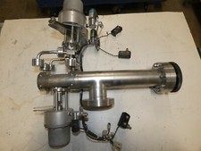 2" SS Varian Vacuum Valve with  2 Skinner Honeywell 150 PSI Solenoid Valves