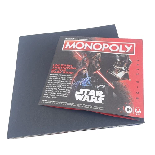 Monopoly Star Wars Dark Side Edition Board Game REPLACEMENT BOARD & INSTRUCTIONS