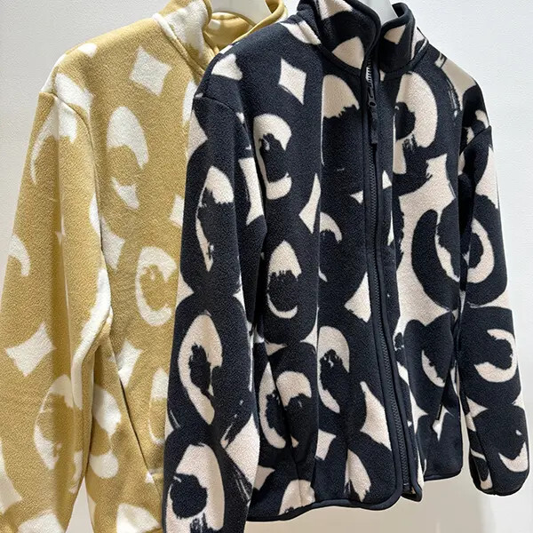 UNIQLO x Marimekko Fleece full-zip jacket long sleeves limited
