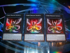 3x Cyber Dragon Infinity 1st Edition Super Rare RA04-EN068 Yu-Gi-Oh!
