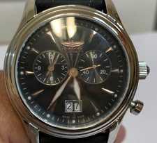 Invicta 3477 Vintage Sirena Alarm black rubber band