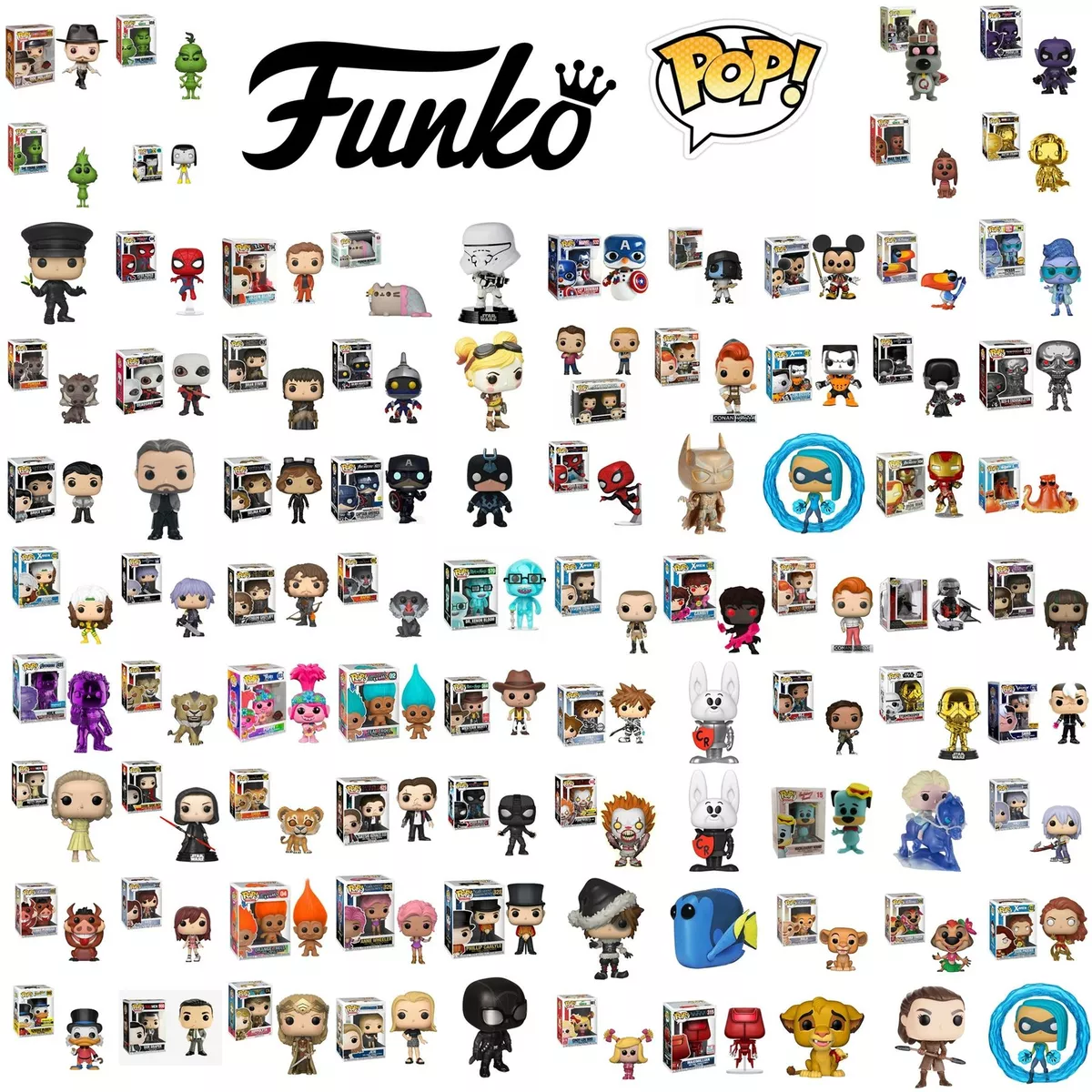 Funko Pop Mega Collection Vinyl & Bobble Head Action Figures New Boxed 86  Choice