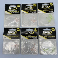 (6) Lindy Leech and Crawler Harnesses - Various Sizes See Pictures - FAST SHIP!