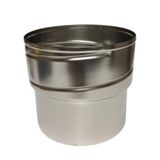 Gas Liner Screw-Fix Adapter High-Quality Fitting for Gas Flue Systems 5" (125mm)