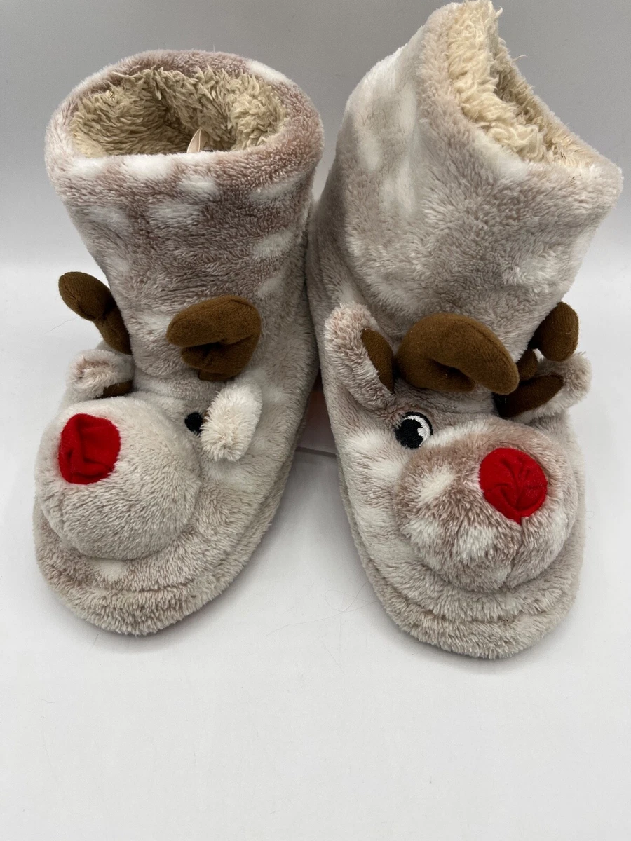 Reindeer store slippers kids