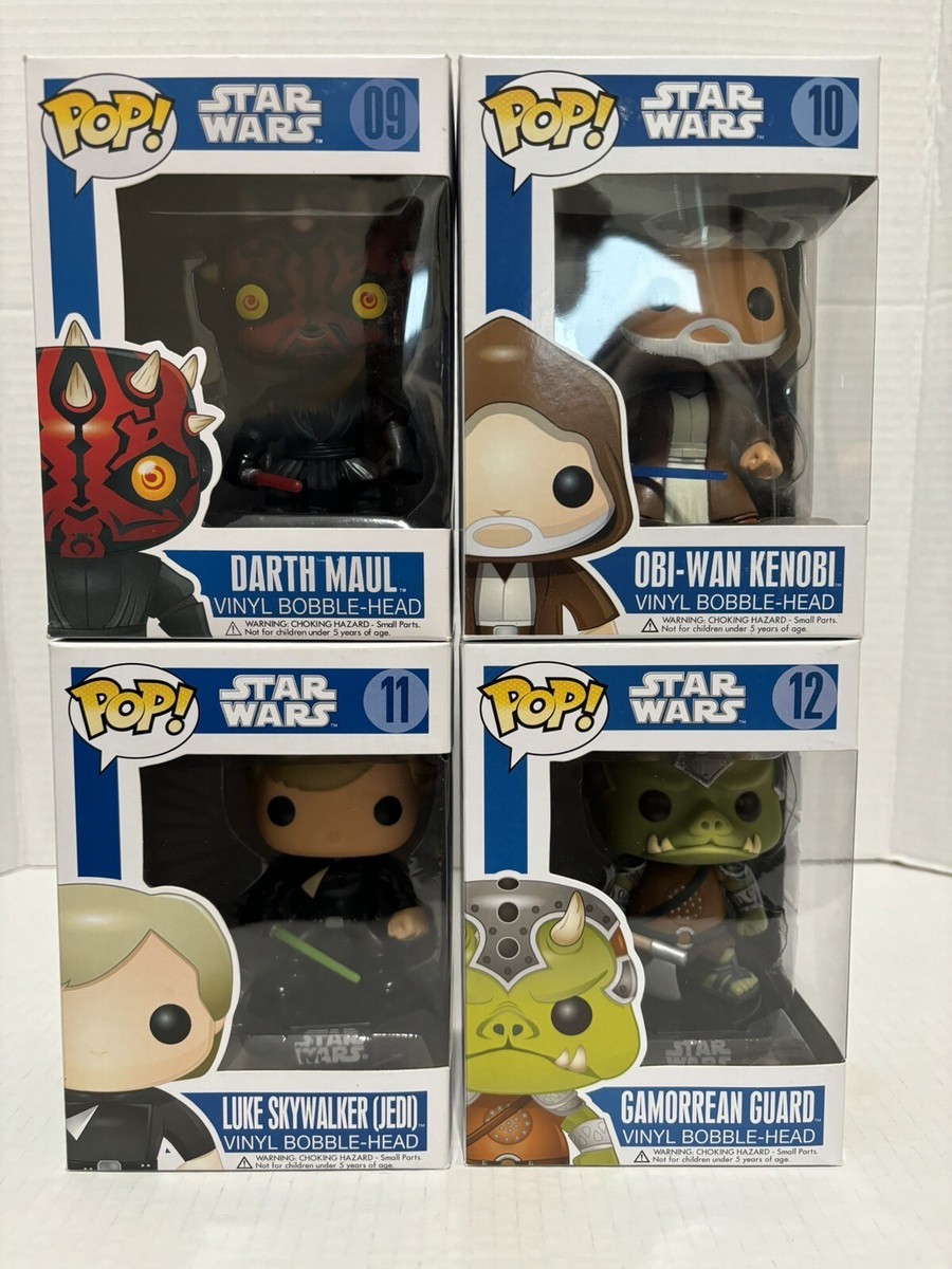 Funko pop! スターウォーズ 青箱 まとめ売り Funko Pop Star Wars Original Blue Box Set - #28, #35 , #37, #43