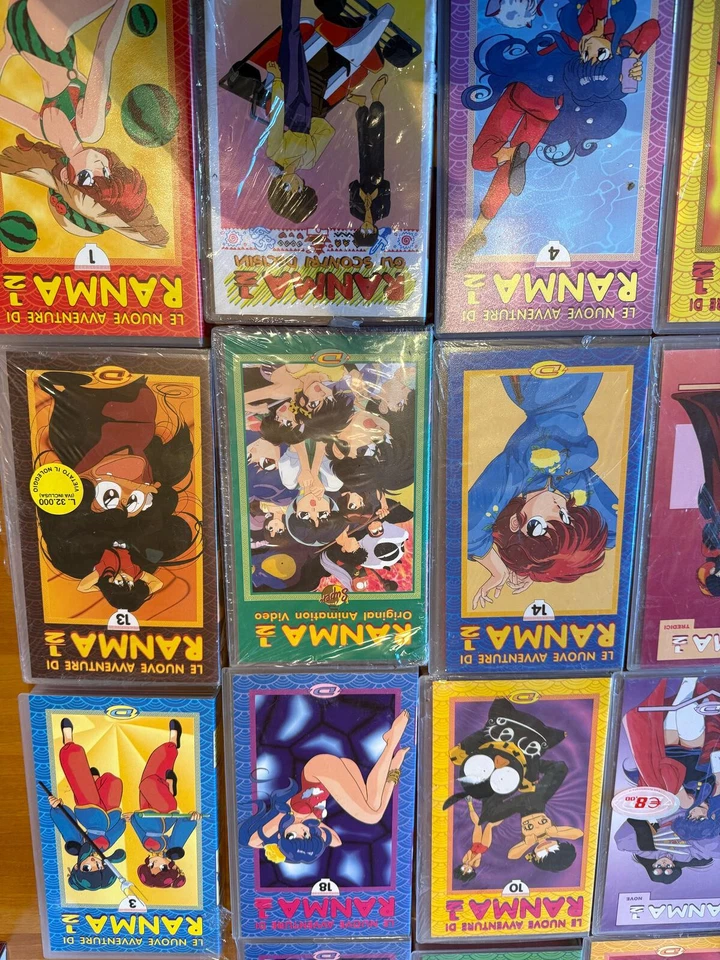  Lotto VHS Anime Vintage – Ranma ½, Orange Road, City Hunter – Sigillate, Ottime - Immagine 4 di 4