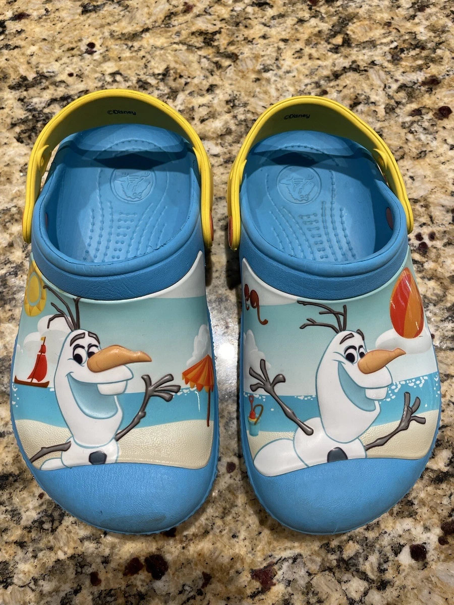 GREAT SHAPE Kids Crocs Disney Frozen OLAF ON THE Beach Clog