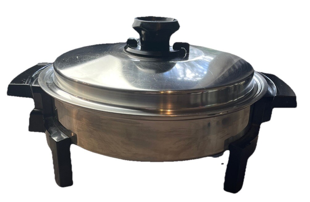 LUSTRE CRAFT Stainless Steel Electric 11” Frying Pan Skillet