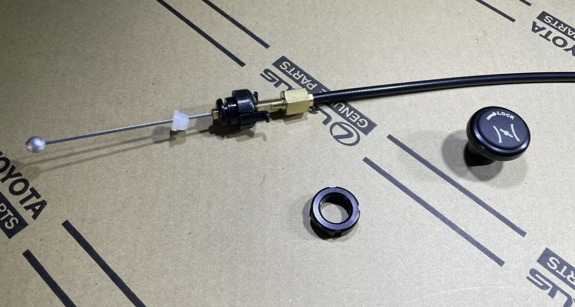 91 - 97 TOYOTA LAND CRUISER FJ80 FZJ80 LX450 HAND THROTTLE CHOKE