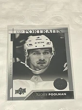2017-18 Upper Deck Hockey Tucker Poolman Winnipeg Jets UD Portraits Rookie #P-71