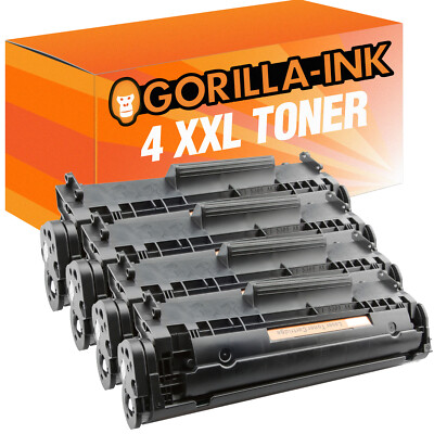 4 Toner-Kartuschen XXL für Canon I-Sensys MF4150 MF4018 MF4120 MF4122 FX-10