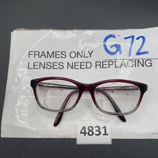 OAKLEY OX1091-0552 TAUNT Eyeglass Frames 52-16mm Red Fade Frames Only G72