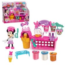 DISNEY Junior Minnie Mouse Sweets Treats Shop 16 Piece Pretend Food Set NEW