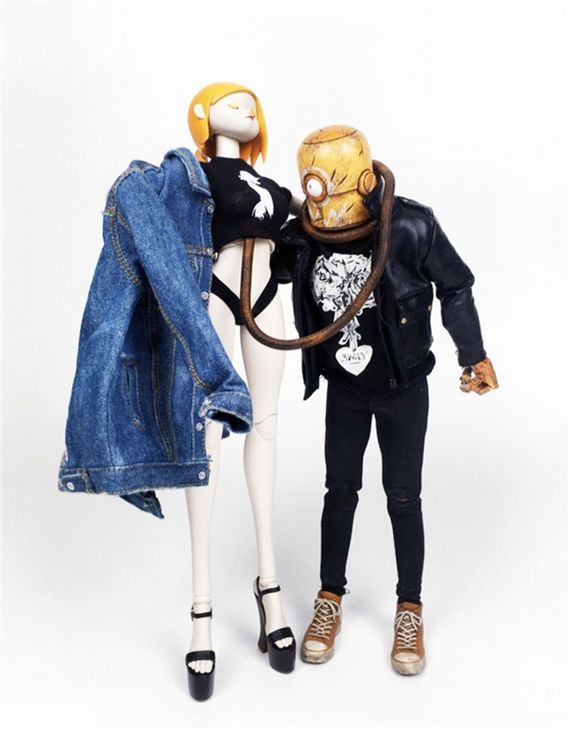 ThreeA 1/6 Nabler Guys スリーエー ナブラー ThreeA 3A TOYS HALLOWEEN LIZ AND NABLER GUY 1/6 Action FIgure New