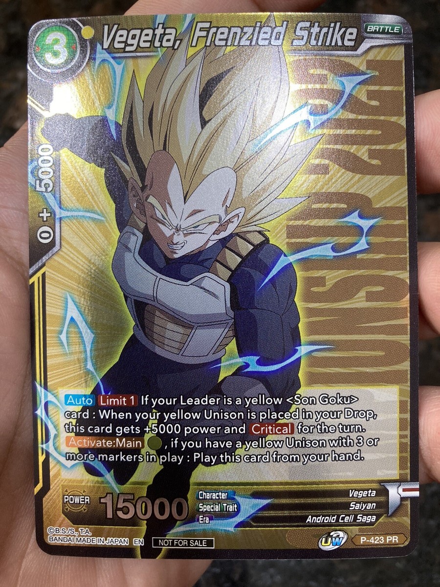Vegeta Frenzied Strike Championship 2022 Promo Dragon Ball Super