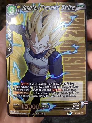 Vegeta Frenzied Strike Championship 2022 Promo Dragon Ball Super Card Game | NM