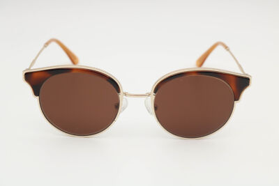 Amelia E Luanna Tort/Gold Round 35-000044 Eyeglasses Frames Nd Lens 50-20-145