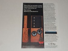 Infinity RS 4.5 Audiophile Speaker Ad 1979 Article, 1 page, ready to frame