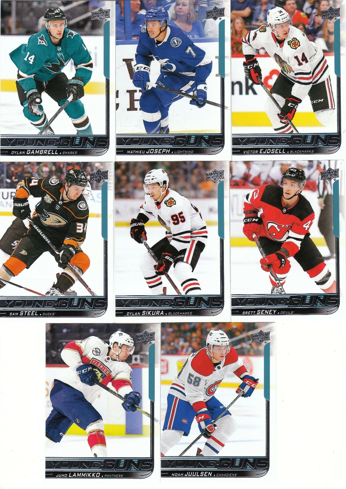 18/19 Upper Deck Series 2 Young Guns #482 Noah Juulsen - Montreal Canadiens