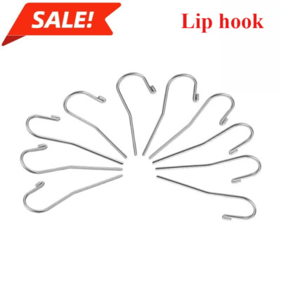 #ad 20pcs Dental Lip Hook Clip Stainless Root Canal Finder Endo Apex Locator $3.70